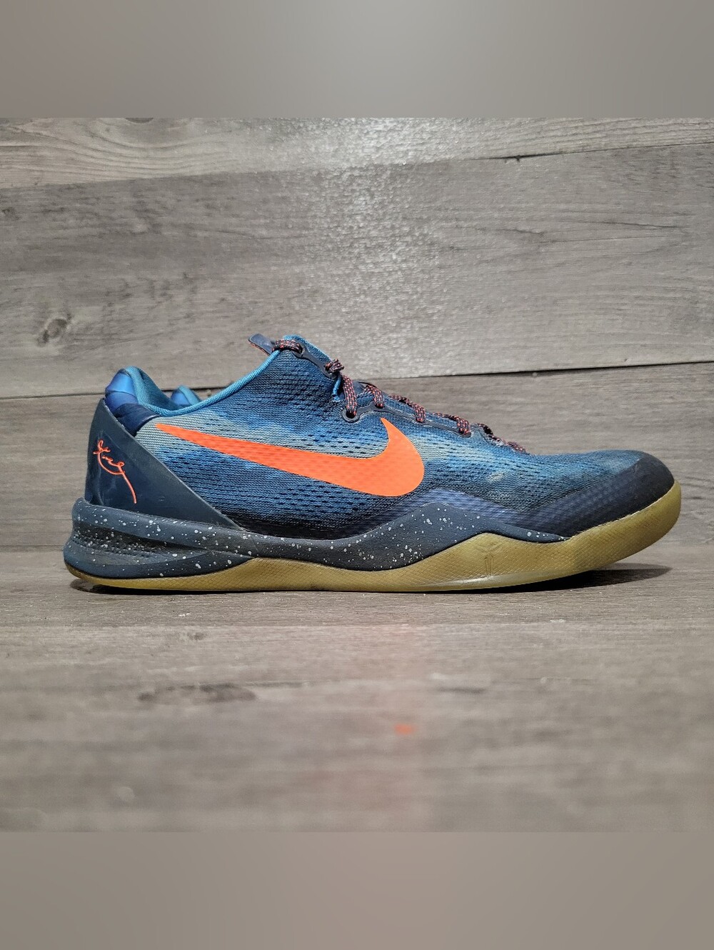 Nike Kobe 8 VIII System Blitz Blue Size 9.5 Shoes 555035-401